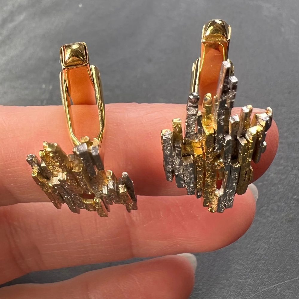 Vintage Charles de Temple Bi Colour Gold Cufflinks