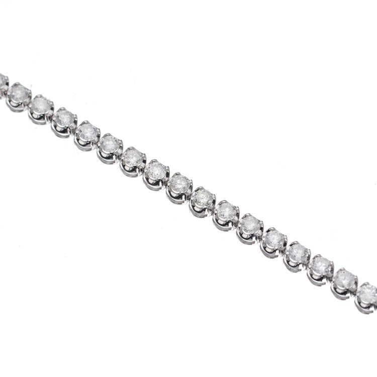 3ct Diamond Tennis Bracelet in 18ct White Gold