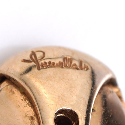 Pomellato Capri Pink Ceramic and Ruby Drop Earrings