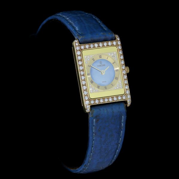 Concord Ladies 18ct Yellow Gold Quartz Wristwatch with Diamonds
