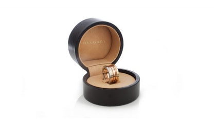Bvlgari B Zero 18ct White, Yellow and Rose Gold Ring, with Original Box