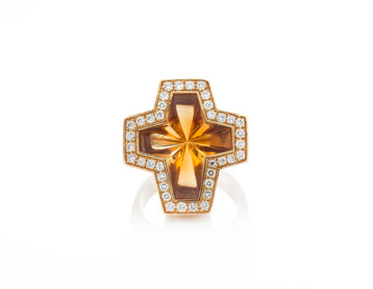 Stephen Webster Sex Drugs Rock and Roll Citrine and Diamond Ring