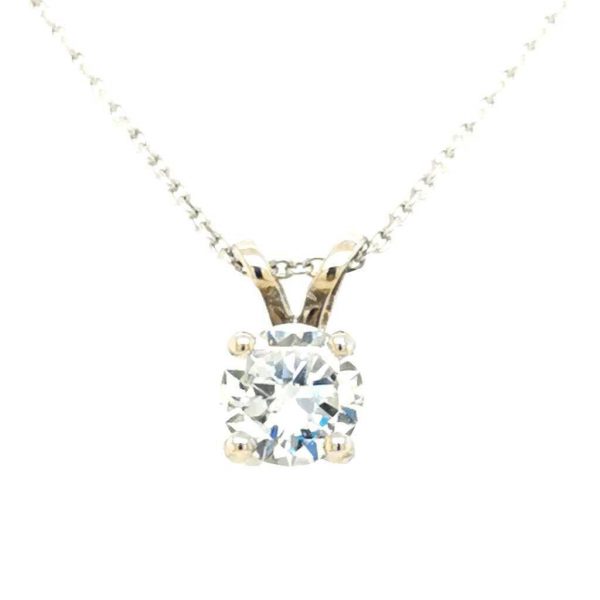 Diamond Solitaire Pendant, 1.00 carat, 18ct White Gold