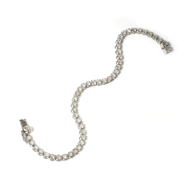 3ct Diamond Tennis Bracelet in 18ct White Gold