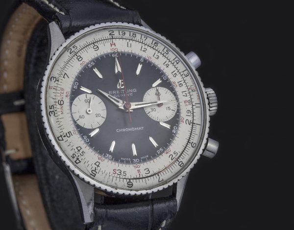 Breitling Chronomat 37mm Stainless Steel Chronograph, Vintage 1960s