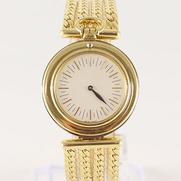 Audemars Piguet Philosophique 18ct Yellow Gold Single Hand 31mm Watch; off-white/cream dial, single hour hand, manual, Audemars Piguet box.