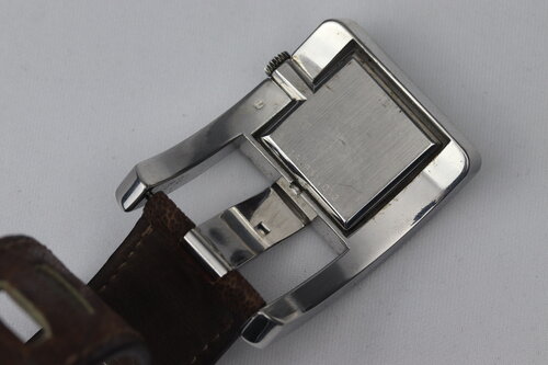 Longines Rare Vintage Sterling Silver Watch by Serge Manzon