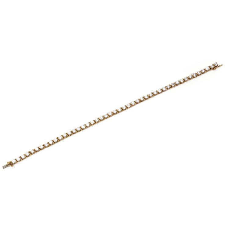 Cartier 4.60ct Diamond Line Tennis Bracelet