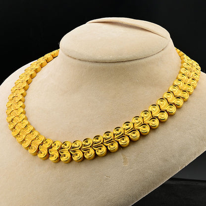 Ilias Lalaounis 18ct Yellow Gold Rams Horn Design Link Necklace