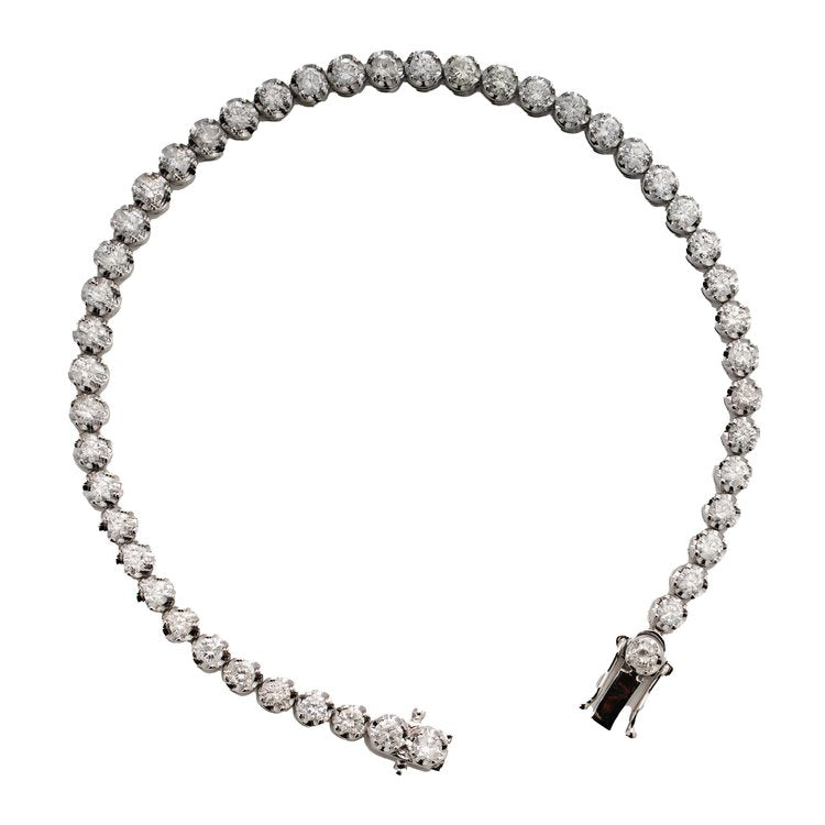 Diamond Line Tennis Bracelet 3 carat total