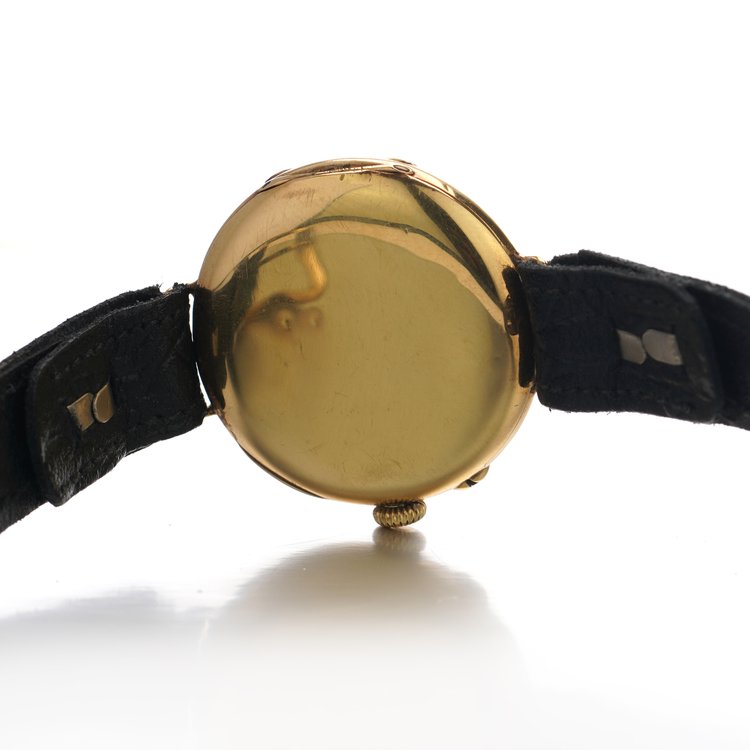 Vintage 1940s Longines 18ct Yellow Gold Military Watch