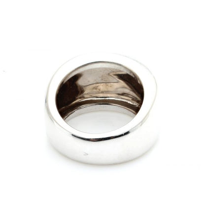 Cartier 18ct White Gold Dome Ring with Box, Circa 1997