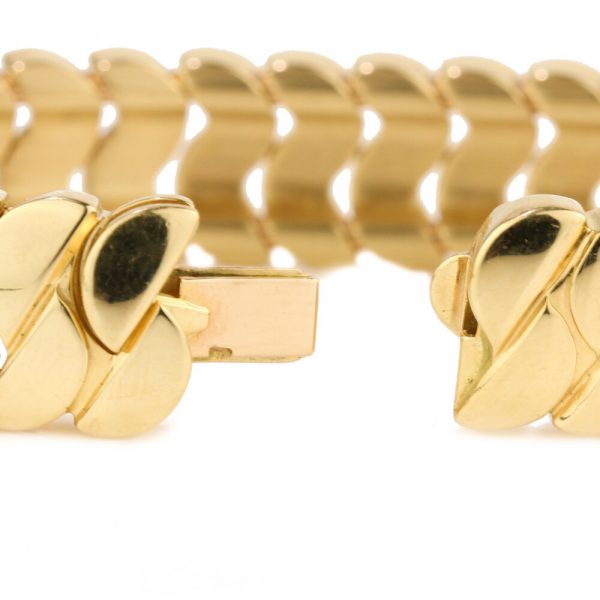 Cartier 18ct Yellow Gold Link Bracelet, with Original Cartier Box