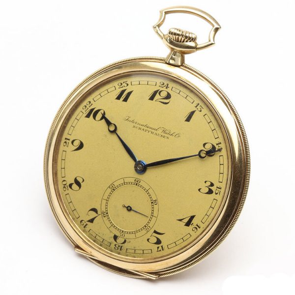 IWC Vintage 14ct Gold Manual Pocket Watch, Circa 1940s