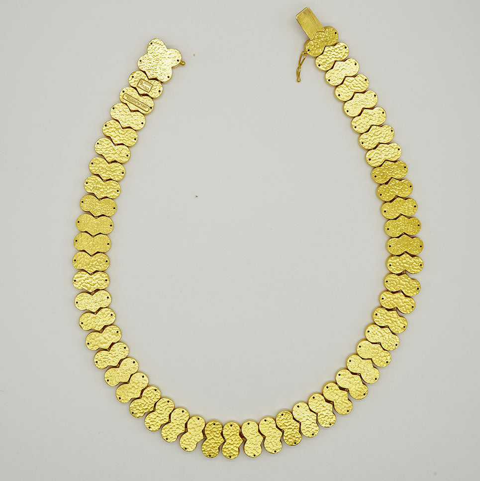 Ilias Lalaounis 18ct Yellow Gold Rams Horn Design Link Necklace