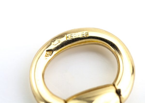 Hermes Vintage 18ct Yellow Gold Cufflinks; Hermés 18ct Gold Gentleman's Cufflinks, Made in France, Paris, Circa 1990s