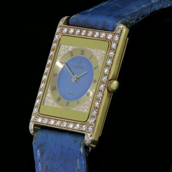 Concord Ladies 18ct Yellow Gold Quartz Wristwatch with Diamonds