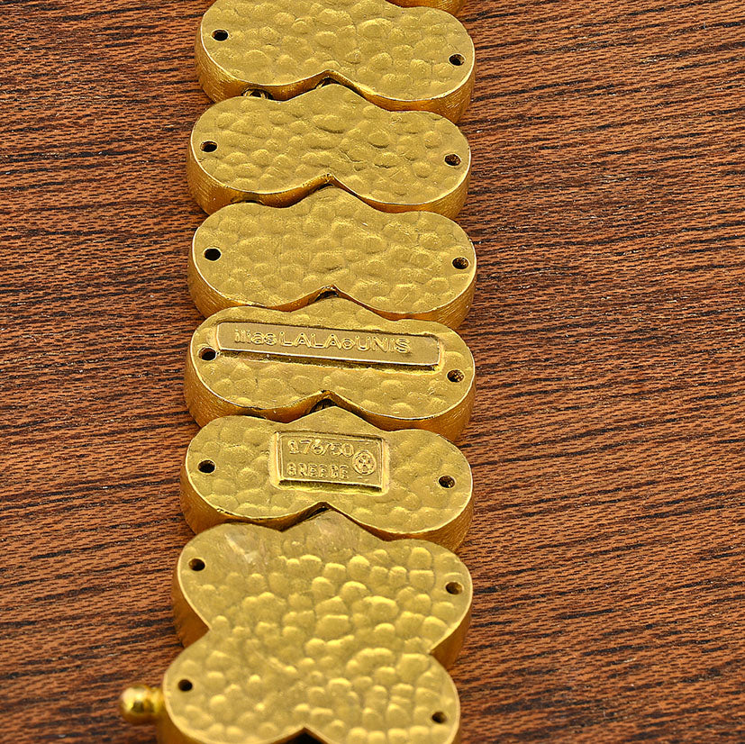 Ilias Lalaounis 18ct Yellow Gold Rams Horn Design Link Necklace