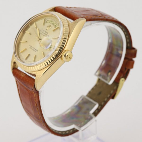 Vintage Rolex Day Date 18ct Yellow Gold Automatic Watch, Ref 1803, Circa 1970s