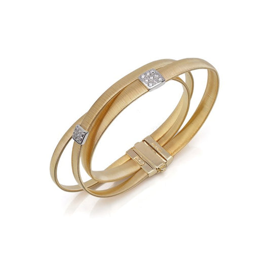 Marco Bicego 18ct Yellow Gold Bracelet with Diamonds