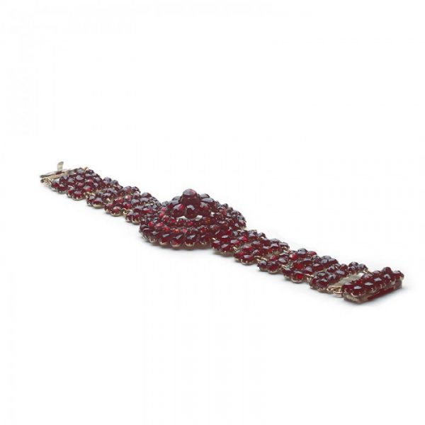Antique Bohemian Garnet Bracelet, Circa 1900