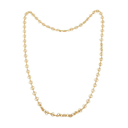 Vintage 18ct Yellow Gold Long Chain Necklace