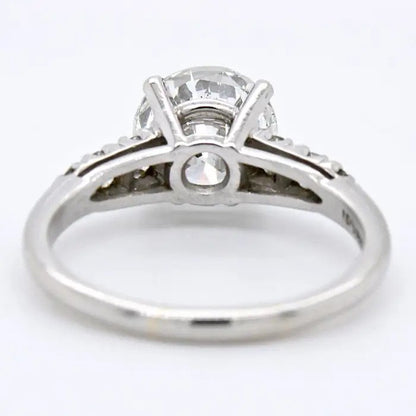 GIA Certified G Colour VS2 Clarity 2.72ct Diamond Solitaire Engagement Ring in Platinum