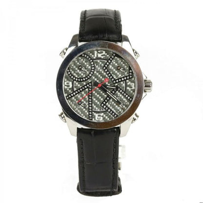 Jacobs and Co Five Time Zones Carbon Fibre Diamond Set Watch, 40mm
