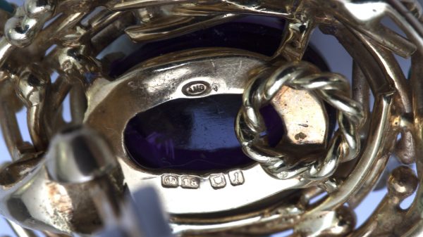 Pair of vintage Alan Martin Gard Earrings, Made in London 1966