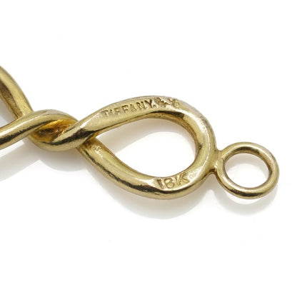Vintage Tiffany and Co 18ct Yellow Gold Infinity Fancy Link Chain Necklace