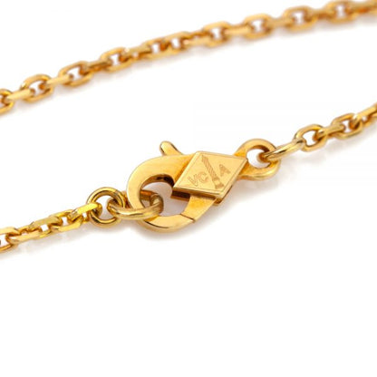 Van Cleef and Arpels Diamond and 18ct Yellow Gold Flower Necklace