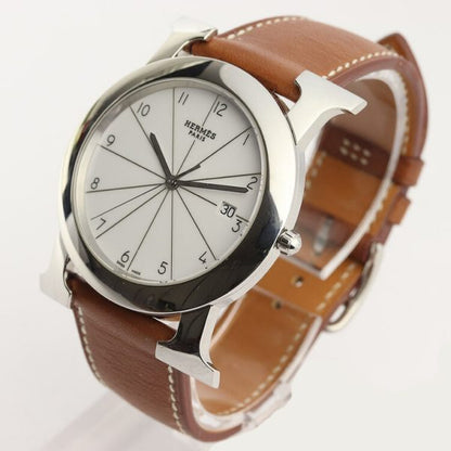 Hermes Heure H Ronde HR1.710 Steel 40mm Quartz Watch