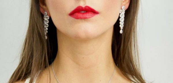 Fancy Rose Cut Diamond Drop Earrings, 4.25 carat total, 18ct White Gold