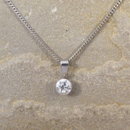 Antique Art Deco Diamond Pendant