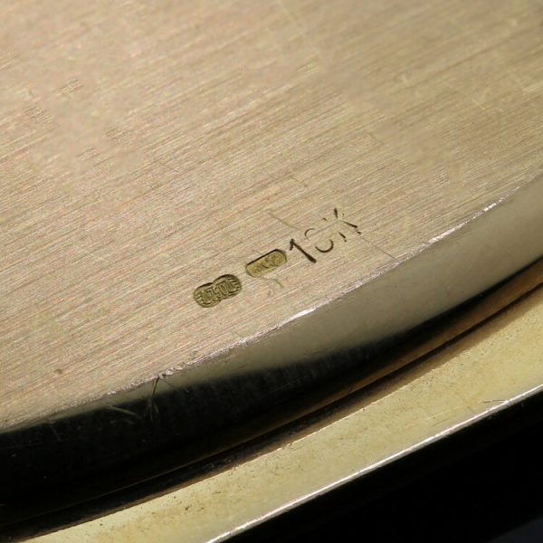 Patek Philippe 18ct Gold Manual Watch with Black Onyx Dial