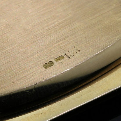 Patek Philippe 18ct Gold Manual Watch with Black Onyx Dial