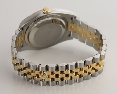 Rolex Mens Datejust 116233 Watch, Diamond Dial, 36mm, Steel and Gold