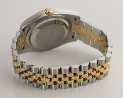 Rolex Mens Datejust 116233 Watch, Diamond Dial, 36mm, Steel and Gold