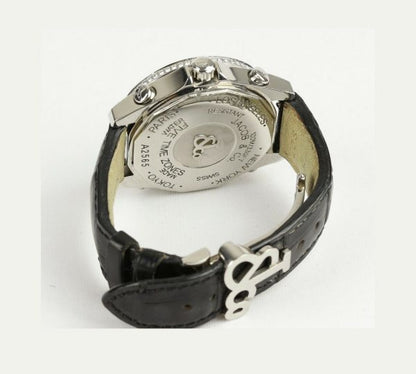 Jacobs and Co Five Time Zones Carbon Fibre Diamond Set Watch, 40mm, Jacob & Co box and paperwork