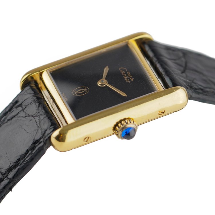 Vintage 1970s Cartier Must de Cartier Tank Manual Watch