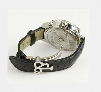 Jacobs and Co Five Time Zones Carbon Fibre Diamond Set Watch, 40mm, Jacob & Co box and paperwork