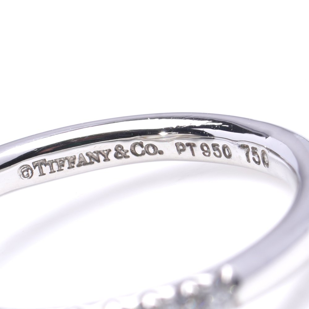 Tiffany & Co 0.85ct Cushion Fancy Intense Yellow Diamond Ring with Double White Diamond Surround in Platinum and 18ct White Gold