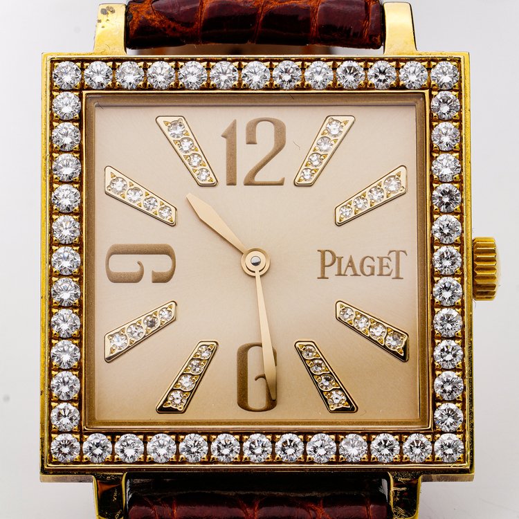 Piaget 18ct Yellow Gold Watch with Diamonds, Ref P10182