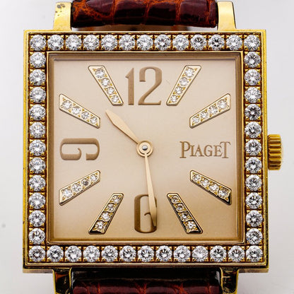 Piaget 18ct Yellow Gold Watch with Diamonds, Ref P10182