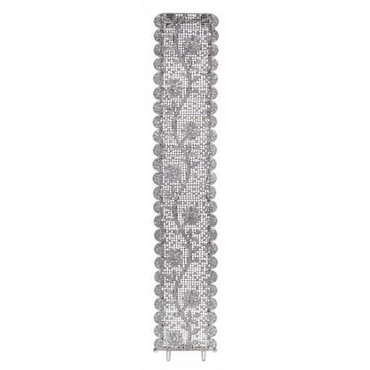 Diamond Tapestry Bracelet in Platinum with 14.62 carats of round old-cut and single-cut diamonds