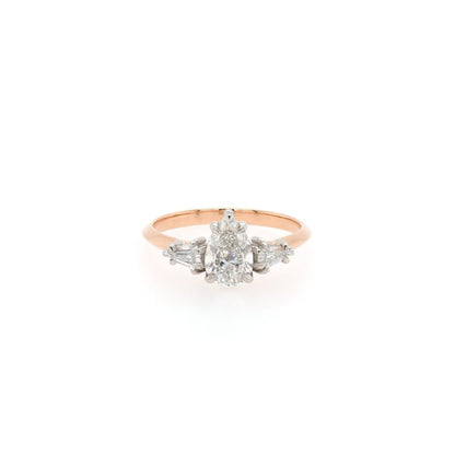 1.01 Carat Diamond Ring In 18 Carat Rose Gold