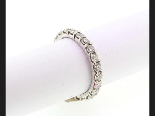 Full Eternity Diamond Ring, Claw Set, 1.88 carats