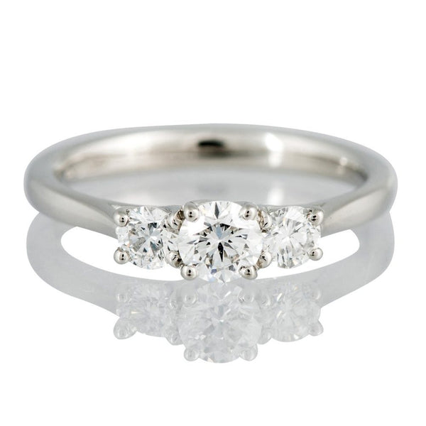 Ogden of Harrogate 'Rosina' Three Stone Diamond Ring