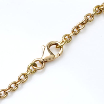 Vintage 18ct Yellow Gold Floral Necklace with Diamonds; comprised of circular hammered gold flowers set with 0.91cts brilliant-cut diamonds