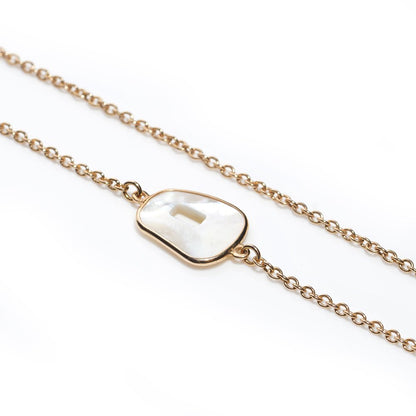 Mattioli 18ct Rose Gold and Mother Of Pearl Puzzle Chanel Necklace